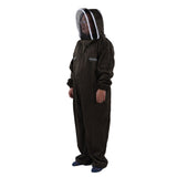 All in One Green Beekeeping Suit Ventilated Breathable Polyester Full Body Protective Beekeeper Clothes