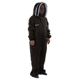 All in One Green Beekeeping Suit Ventilated Breathable Polyester Full Body Protective Beekeeper Clothes