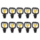 10PCS Refraction Micro Nozzle Butterfly Rotating Sprinkler Garden Irrigation Rotating Misting Nozzle G1/2 G3/4 Male Thread In Australia - Darrahopens