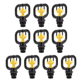 10PCS Refraction Micro Nozzle Butterfly Rotating Sprinkler Garden Irrigation Rotating Misting Nozzle G1/2 G3/4 Male Thread