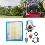 Aluminum Lawn Mower Carburetor with Spark Plug Gasekt Air Filter for 12G882 12G887 12H702 12H707 12H712 12H802 12H805