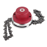 Weeder Chain Head Trimmer Chain Head Replacement Garden Lawn Mower Accessories Red Double Gaskets 65Mn