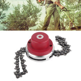 Weeder Chain Head Trimmer Chain Head Replacement Garden Lawn Mower Accessories Red Double Gaskets 65Mn