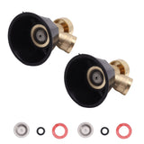 2 Set Adjustable Misting Nozzle Copper Plastic Big Fog Fine Mist Water Atomizing Spray Sprinkler In Australia - Darrahopens