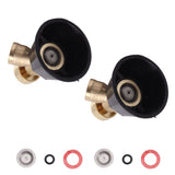2 Set Adjustable Misting Nozzle Copper Plastic Big Fog Fine Mist Water Atomizing Spray Sprinkler In Australia - Darrahopens