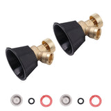 2 Set Adjustable Misting Nozzle Copper Plastic Big Fog Fine Mist Water Atomizing Spray Sprinkler In Australia - Darrahopens
