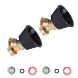 2 Set Adjustable Misting Nozzle Copper Plastic Big Fog Fine Mist Water Atomizing Spray Sprinkler In Australia - Darrahopens