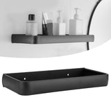 30cm Bathroom Shelf Space Aluminum Wall Mounted Hollow Storage Rack Basket Organizer(SingleLayer )