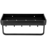 30cm Bathroom Shelf Space Aluminum Wall Mounted Hollow Storage Rack Basket Organizer(SingleLayer with Rod and 5 Hooks ) In Australia - Darrahopens