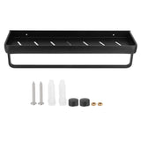 50cm Multifunctional Wall Mounted Kitchen Shelving Bathroom Storage Rack Bottle Holder(SingleLayer with Bar ) In Australia - Darrahopens