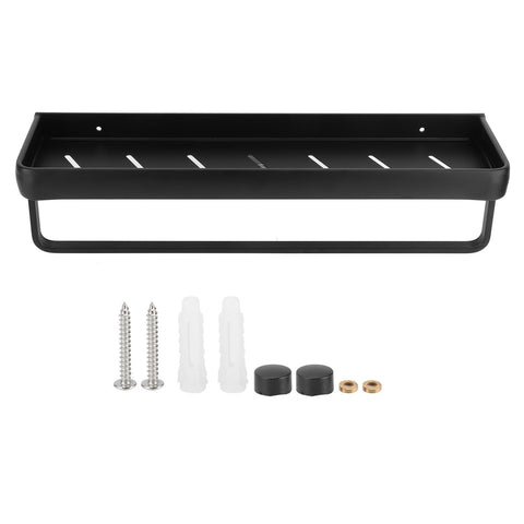50cm Multifunctional Wall Mounted Kitchen Shelving Bathroom Storage Rack Bottle Holder(SingleLayer with Bar ) In Australia - Darrahopens