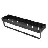 50cm Multifunctional Wall Mounted Kitchen Shelving Bathroom Storage Rack Bottle Holder(SingleLayer with Bar ) In Australia - Darrahopens