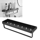 50cm Multifunctional Wall Mounted Kitchen Shelving Bathroom Storage Rack Bottle Holder(SingleLayer with Bar ) In Australia - Darrahopens