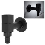 G1/2 Square Water Faucet Full Copper Single Cold Faucet Washing Machine Tap Hardware Fitttings