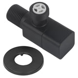 G1/2 Angle Valve Mixer Water Stop Valve Bathroom Toilet Washbasin Accessory Black In Australia - Darrahopens