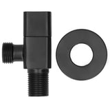 G1/2 Angle Valve Mixer Water Stop Valve Bathroom Toilet Washbasin Accessory Black In Australia - Darrahopens