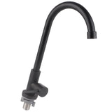 G1/2 Faucet 90 Degree Rotating Single Cold Matte Black Water Tap for Kitchen Sink Basin In Australia - Darrahopens