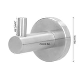 Stainless Steel Wall Hanging Hook Coat Towel Hanger Hooks for Kitchen Bathroom Bedroom