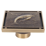 Antique Copper Waste Floor Drain Shower Bathroom Floor Drain Cover for Hotel Bath Accessories In Australia - Darrahopens