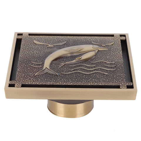 Antique Copper Waste Floor Drain Shower Bathroom Floor Drain Cover for Hotel Bath Accessories In Australia - Darrahopens