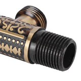 G1/2 External Thread Faucet Angle Valve Thickening Retro Brass Water Stop Valve Faucet Fittings