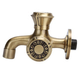 G1/2 Wall Mounted Laundry Bathroom Washing Machine Water Faucet Hot and Cold Water Tap