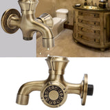 G1/2 Wall Mounted Laundry Bathroom Washing Machine Water Faucet Hot and Cold Water Tap