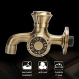 G1/2 Wall Mounted Laundry Bathroom Washing Machine Water Faucet Hot and Cold Water Tap