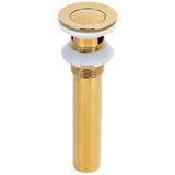 Gold Sink Drain without Overflow Anti Clog Bathroom Faucet Wash Basin Drain Stopperwith Hole In Australia - Darrahopens