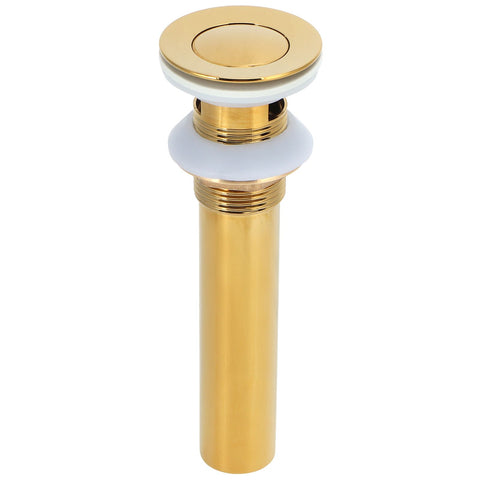 Gold Sink Drain without Overflow Anti Clog Bathroom Faucet Wash Basin Drain Stopperwith Hole In Australia - Darrahopens