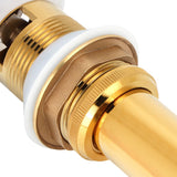 Bathroom Sink Drain Anti Clog Basin Brass Bounce Draining Stopper Bathroom AccessoryWith Hole