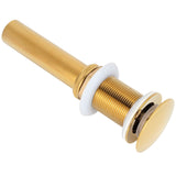 Bathroom Sink Drain Anti Clog Basin Brass Bounce Draining Stopper Bathroom AccessoryWithout Hole In Australia - Darrahopens