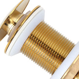 Bathroom Sink Drain Anti Clog Basin Brass Bounce Draining Stopper Bathroom AccessoryWithout Hole