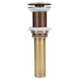 Brass Popup Drain Stopper Bathroom Basin Sink Draining Without Overflow AccessoryAntique Big Bouncing Without Hole In Australia - Darrahopens