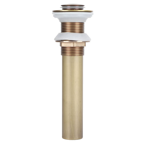 Brass Basin Sink Drain without Overflow Kitchen Bathroom Draining Stopper Accessorieswithout Hole In Australia - Darrahopens
