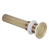 Brass Basin Sink Drain without Overflow Kitchen Bathroom Draining Stopper Accessorieswithout Hole In Australia - Darrahopens