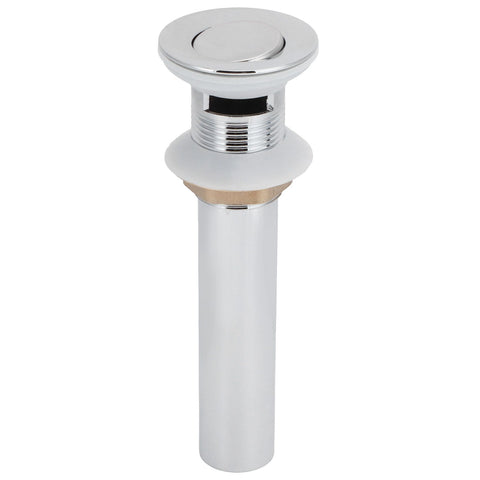 Bathroom Sink Drain Anti Clog Basin Popup Bounce Draining Stopper with Protective CoverWith Overflow Hole