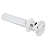 Basin Drain Sink Drain Stopper Electroplating Popup Drainer NonOverflow Bathroom Hardware(Electroplating Popup with Hole )