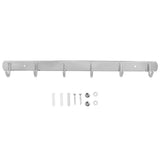 6-Hooks Bathroom Towel Hanger Kitchen Stainless Steel Hook Frame Storage Rack Organizer In Australia - Darrahopens