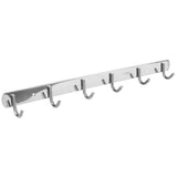 6-Hooks Bathroom Towel Hanger Kitchen Stainless Steel Hook Frame Storage Rack Organizer In Australia - Darrahopens