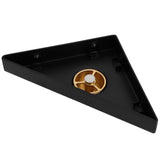 Floor Drain Set Thicken 304 Stainless Steel Concealed Triangular Sink Drain for Bathroom Black