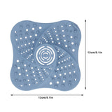 Bathroom Floor Drain Cover Hair Catcher Stopper Anti Blocking Sink Sewer Filter Blue