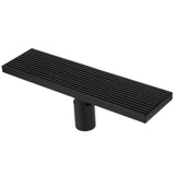 Linear Shower Floor Drain with Removable Cover 304 Stainless Steel Matte Black 30cm In Australia - Darrahopens