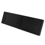 Linear Shower Floor Drain with Removable Cover 304 Stainless Steel Matte Black 30cm In Australia - Darrahopens