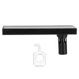30cm Floor Drain 304 Stainless Steel Matte Black Linear Floor Concealed Drainer with Removable Cover In Australia - Darrahopens