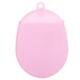 Silicone Dishwashing Brush Bath Body Face Cleansing Brush Kitchen Bathroom Cleaning ToolsPink In Australia - Darrahopens