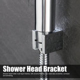 Shower Head Holder Adjustable Angle Robust Structure Pure Copper Handheld Shower Head Hanger for Shower Room