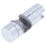 Shower Slide Rail Bar Holder 360 Degree Adjustable Straight Clamp ABS Chrome for 18‑25mm Pipe