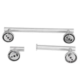 Stainless Steel Towel Rack Smoother Edges Orderly Storage Rust Proof Bathroom Towel Shelf for Wardrobe Kitchen BedroomSilver Three Piece Set In Australia - Darrahopens