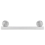 Stainless Steel Towel Rack Smoother Edges Orderly Storage Rust Proof Bathroom Towel Shelf for Wardrobe Kitchen BedroomSilver Three Piece Set